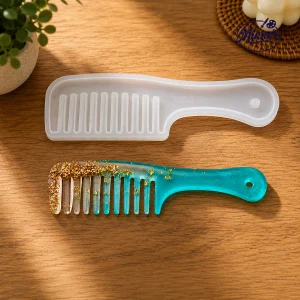 Silicone Comb Resin Mold â€“ 8.5Ã—2.5 Inch