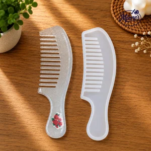 Silicone Hair Comb Resin Mold â€“ 7Ã—2 Inch