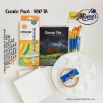 Student Art Supplies Combo Pack with Canvas â€“ 480 Tk