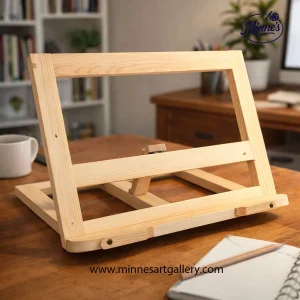 Wooden Tabletop Easel Stand â€“ Adjustable Painting Stand