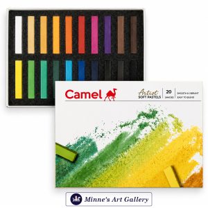 Camel Artist Soft Pastels Set – 20 Shades Front View