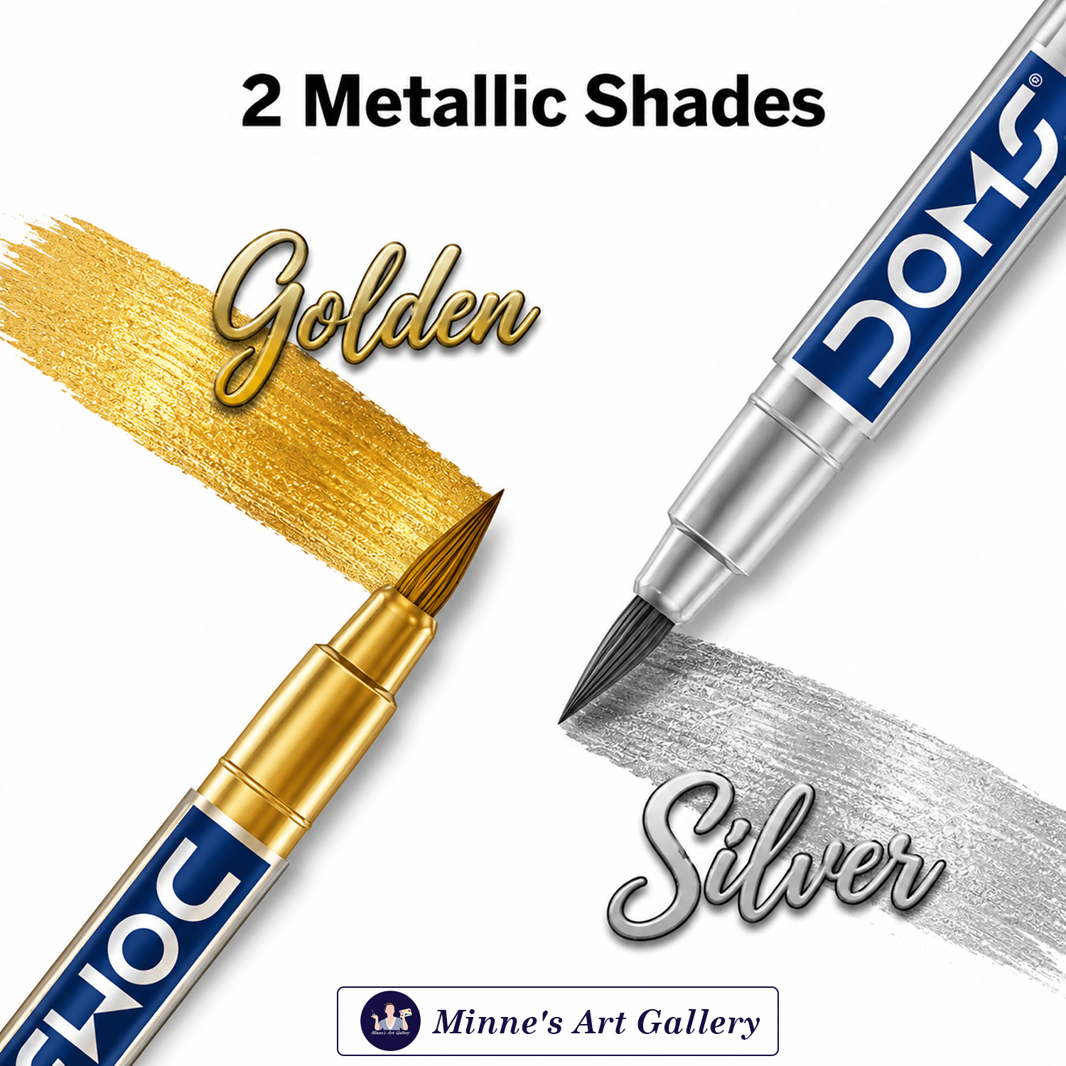 doms-brush-pens-set-26-shades-creative-artwork DOMS Brush Pens Set – 26 Shades Used for Lettering & Calligraphy