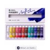 Marie's Acrylic Colour Set – 12 Colours (12ml Tubes) Back View