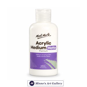 Mont Marte Premium Acrylic Medium Matte – 135ml Front View