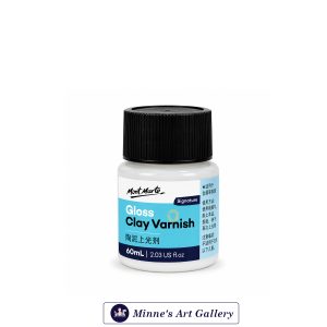 Mont Marte Signature Gloss Clay Varnish – 60ml Front View